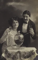 Couple Drinking Punch